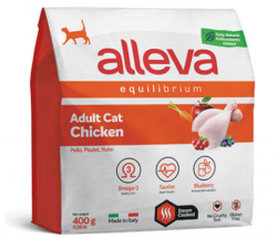 Alleva Equilibrium (Аллева Эквилибриум) Сухой корм для взрослых кошек с курицей 400 г