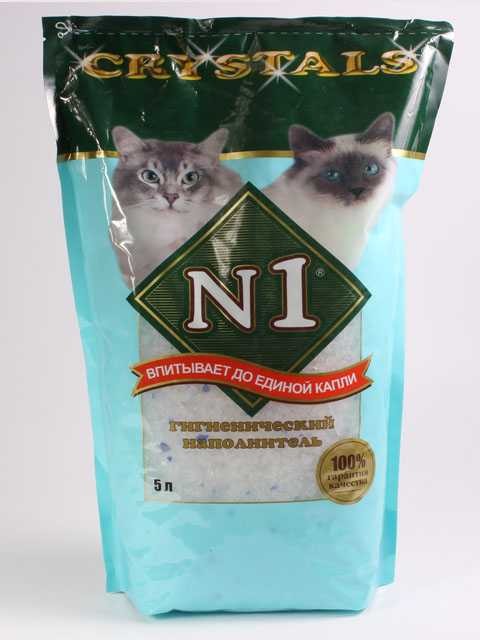 N1 Crystals Наполнитель для кошачьего туалета силикагелевый 12,5 л