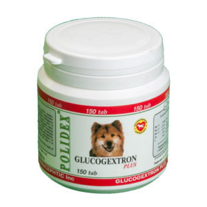 Polidex Glucogextron plus (Полидекс Глюкогекстрон плюс) Витамины для собак 150 табл