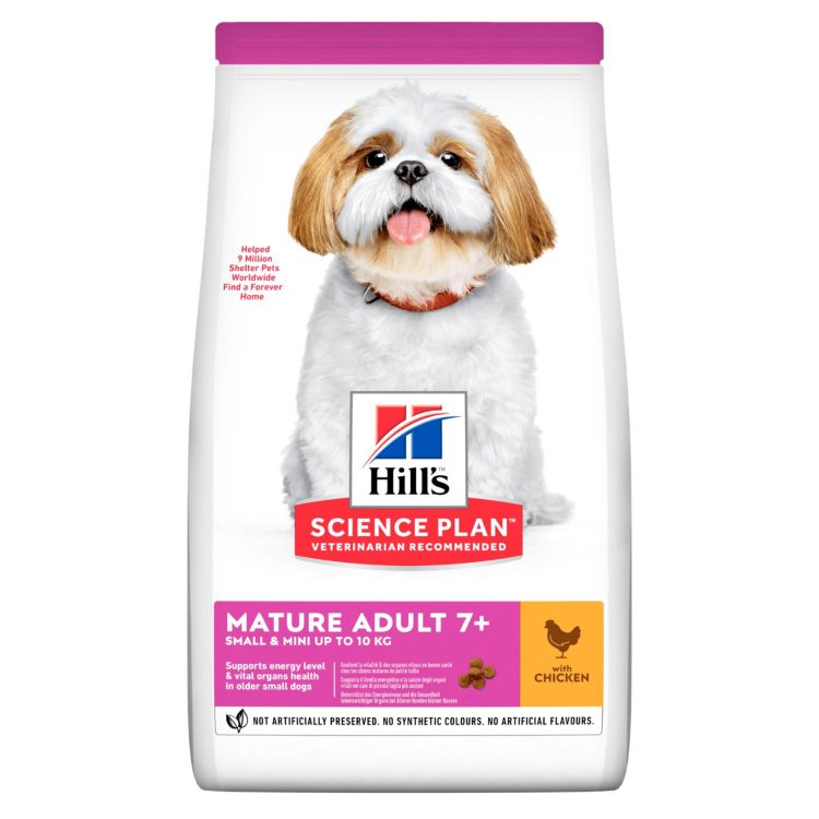 Hills (Хиллс) Science Plan Canine Senior Small&Miniature - Корм для пожилых собак миниатюрных пород 7+ с Курицей