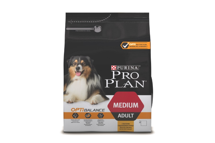 Pro Plan (ПроПлан) OptiBalance Medium Adult Корм сух.д/собак средних пород Курица 1,5 кг