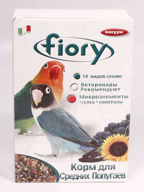 Fiory (Фиори) - Смесь для Средних попугаев (Parrocchetti African) 800 г