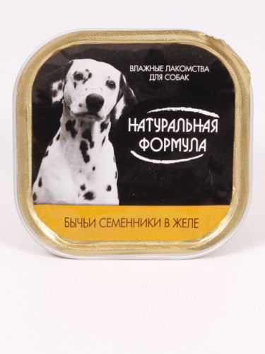 Натуральная Формула - Бычьи семенники в желе для Собак