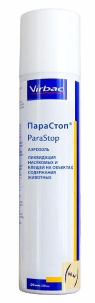 VIRBAC ПараСтоп спрей 250 мл (60 м2) для обработки помещений от паразитов.
