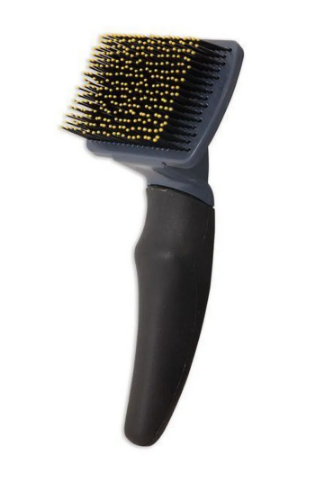 JW Grip soft cat brush Щетка для кошек массажная с облитыми кончиками пластик