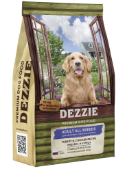 Dezzie (Дэзи) Adult All Breed Сухой корм для взрослых собак всех пород с курицей и индейкой 800 г