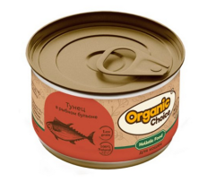 Organic Choice (Органик Чойс) Консервы низкозерновые для взрослых кошек с тунцом в рыбном бульоне 70 г