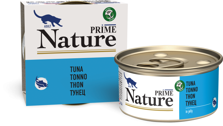 Prime (Прайм) Nature Консервы для взрослых кошек с тунцом в желе 85 г