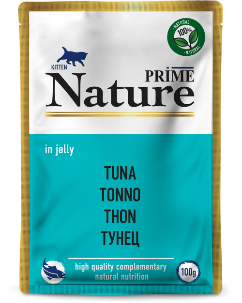 Prime (Прайм) Nature Влажный корм для котят с тунцом в желе 100 г