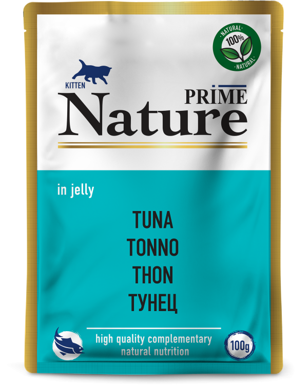 Prime (Прайм) Nature Пауч для котят с тунцом в желе 100 г