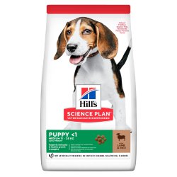 Hill's (Хиллс) Science Plan Puppy Medium Сухой корм для щенков средних пород с ягненком и рисом 