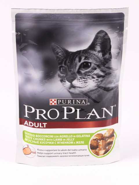 Pro Plan (Про План) Nutri Savour Housecat Пауч для домашних кошек с ягненком в желе 85 г