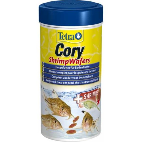 Tetra Cory Shrimp Wafers - Корм для Плекостомусов и Коридорасов (Пластинки) 100 мл