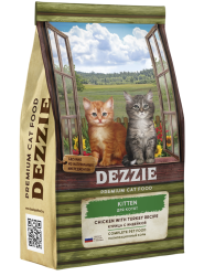 Dezzie (Дэзи) Kitten Сухой корм для котят с курицей и индейкой 2 кг