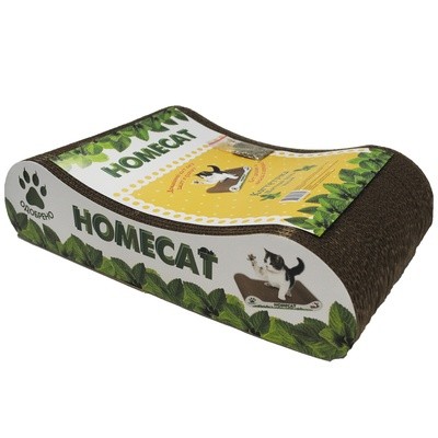 Homecat Мятная волна 48*25*8 см когтеточка гофрокартон