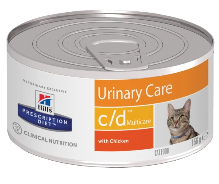 Hills (Хиллс) Prescription Diet c/d Multicare Feline - Корм для кошек с Курицей Лечение МКБ (Банка)