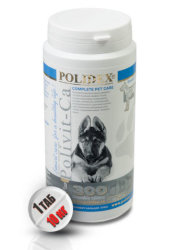 POLIDEX Polivit-Ca plus (Полидекс Поливит-Кальций плюс) Витамины д/собак 300 таб