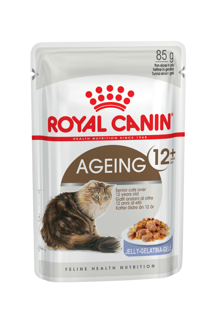 Royal Canin (Роял Канин) Ageing 12+ (Gelee) - Корм для кошек старше 12 лет в Желе (Пауч) 85 гр