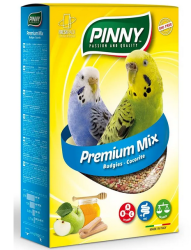 Pinny (Пинни) Premium menu Полнорационный корм для волнистых попугаев с фруктами, бисквитом и витаминами 800 г