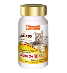 Unitabs (Юнитабс) Mama+K для кошек и котят 120 табл
