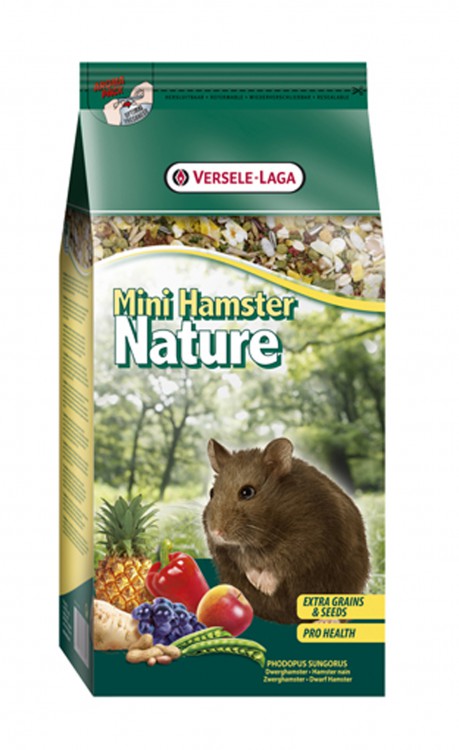 Versele-Laga (Версель-Лага) Mini Hamster NATURE корм 400 г PREMIUM для карл.хомяков