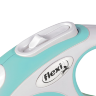FLEXI New Line Comfort XS Рулетка трос 3м/до 8кг серый/голубой
