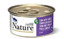 Prime (Прайм) Nature Консервы для взрослых кошек с тунцом и ширасу в бульоне 85 г