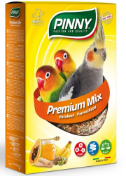 Pinny (Пинни) Premium menu Полнорационный корм для средних попугаев с фруктами, бисквитом и витаминами 800 г