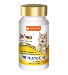 Unitabs (Юнитабс) ImmunoCat Витамины для кошек 120 табл