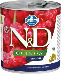 Farmina N&D (Фармина НД) Quinoa Digestion Консервы беззерновые для собак всех пород с чувствительным пищеварением с киноа 285 г