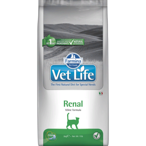 Farmina Vet Life (Фармина Вет Лайф) Renal Сухой лечебный корм для кошек с почечной недостаточностью 5 кг