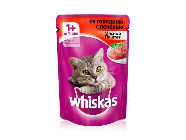 Whiskas (Вискас) - Паштет с Говядиной