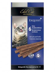 Edel Cat (Эдель Кэт) - Деликатесные колбаски для кошек с Лососем и Форелью