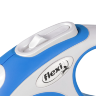 FLEXI New Line Comfort XS Рулетка трос 3м/до 8кг серый/синий