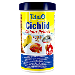 Tetra (Тетра) Cichlid Colour pellets Корм для любых видов цихлид для улучшения окраса (палочки) 165 г 500 мл