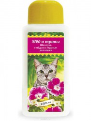 Пчелодар - Шампунь для кошек с Медом и Геранью