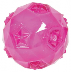 Zolux (Золюкс) Игрушка для собак Мяч термопластичная резина малиновый 7,5 см
