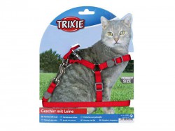 Trixie (Трикси) - Шлейка с поводком нейлоновая для Кошки "Premium"