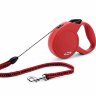 FLEXI Рулетка Standart XS mini (3 м, 8 кг) Трос/жгут, красная