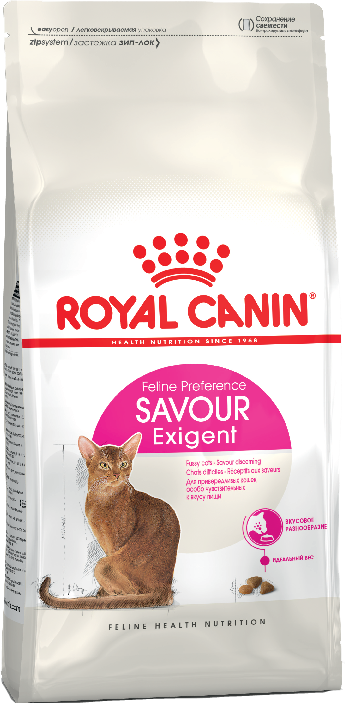 Royal Canin (Роял Канин) Savour Exigent Сухой корм для кошек привередливых к вкусу продукта 4 кг