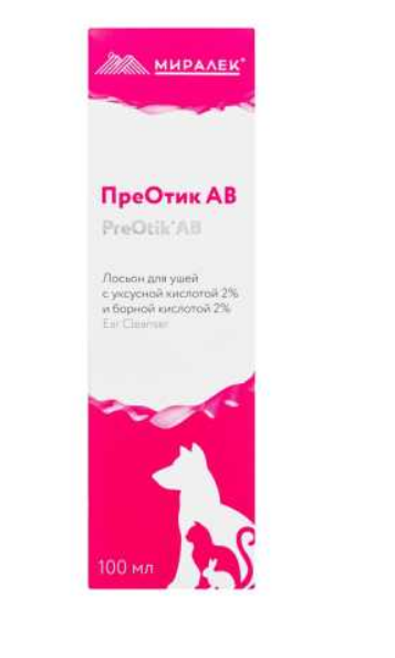 Миралек ПреОтик AB Лосьон для ушей 100 мл