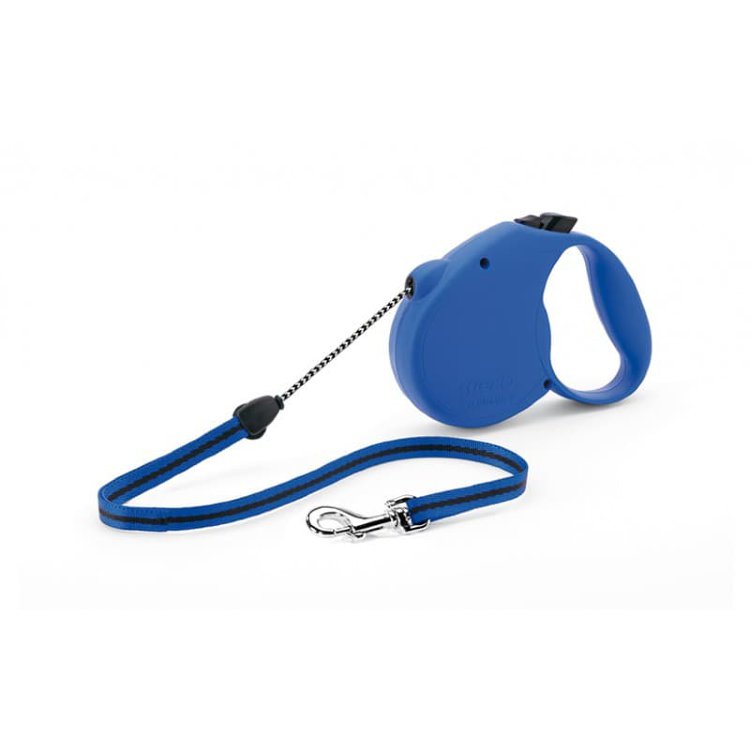 FLEXI Рулетка Standart XS mini (3 м, 8 кг) Трос/жгут, синяя