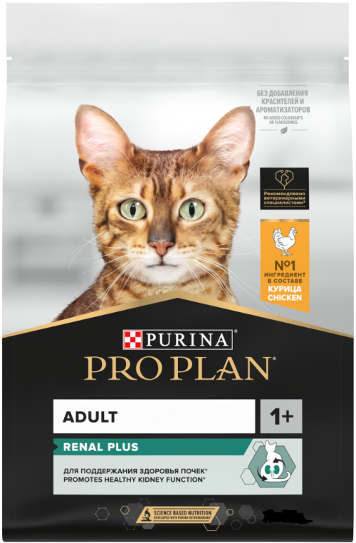 Purina Pro Plan (Пурина Про План) Adult Optirenal Сухой корм для взрослых кошек с курицей 400 г