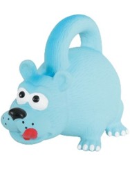 Zolux (Золюкс) Игрушка для собак Собака с ручкой латекс голубая 15 см