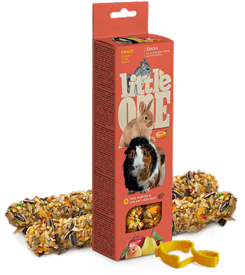 Little one палочки с фруктами 2 шт 120 г