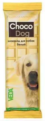 Choco Dog Лакомство для собак Шоколад белый 45 г