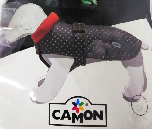 Camon Melody Попона для собак коричневая в горошек