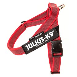 JULIUS-K9 Шлейка д/собак Ремни Color & Gray IDC® Mini (49-65см / 7-15кг), красный