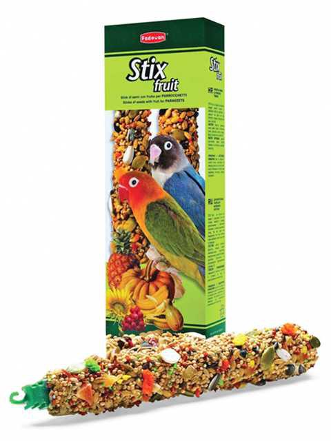 Padovan (Падован) Stix fruit - Лакомства для Средних попугаев Фруктовые палочки
