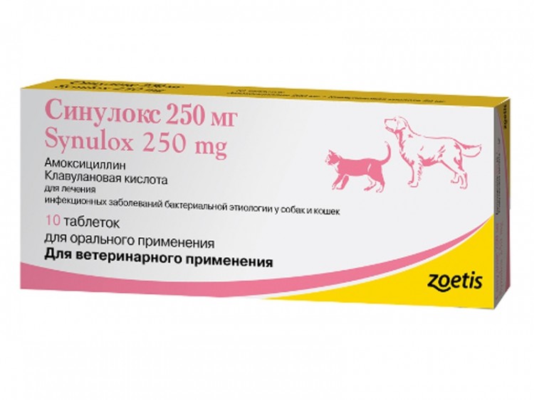 Синулокс 250 мг 10 табл (аналог Кладакса)